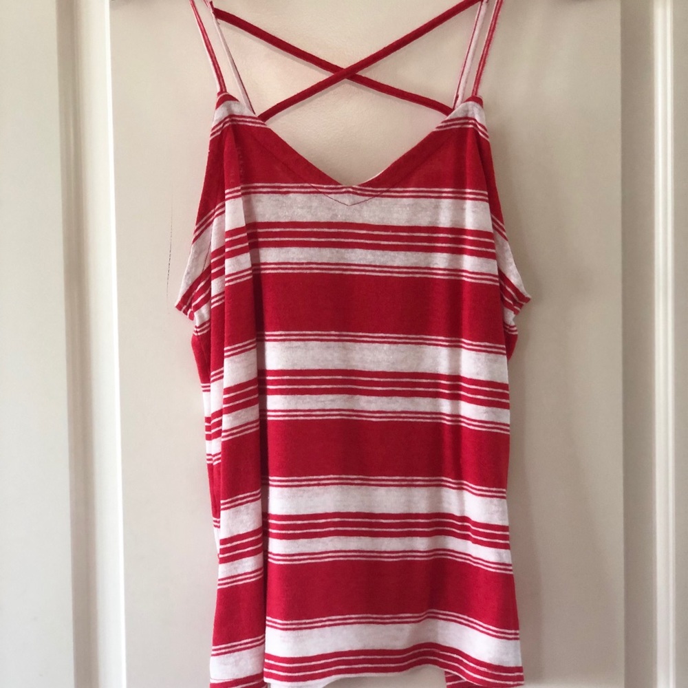 Universal Thread Red Striped Tank Size Large - Picture 4 of 8